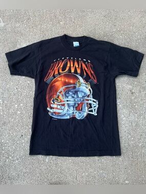 90s Salem Sportswear Cleveland Browns T-Shirt Size Medium